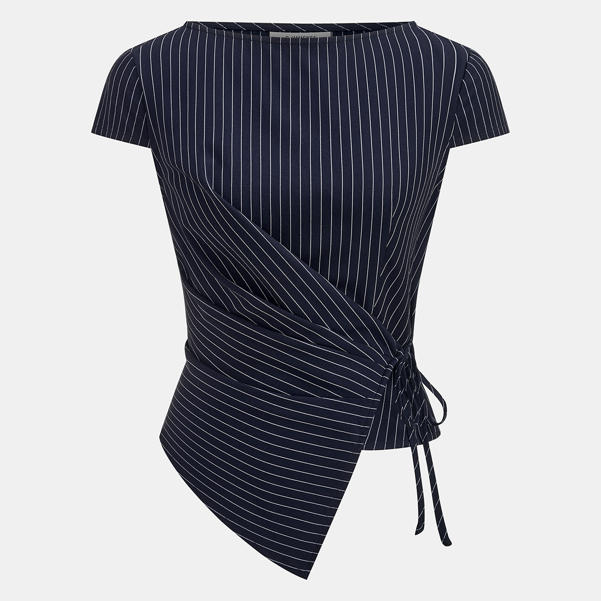 Two Piece Jumpsuit with Invisible Back Zipper and Short Sleeves
