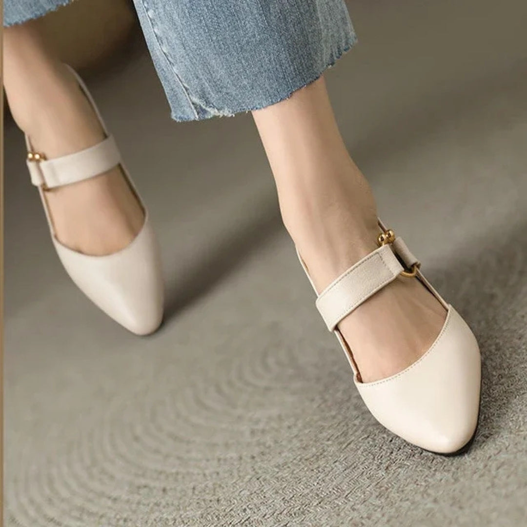 Womens Orthopedic Heels with Contoured Arch Support and Breathable Materials