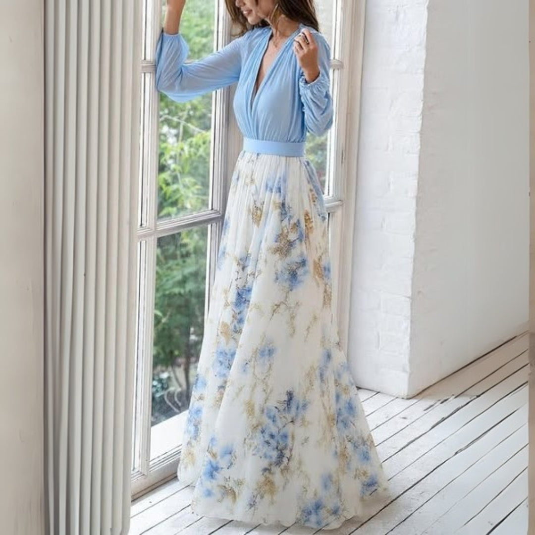 Rita | Elegant Floral Maxi Dress - Image 3