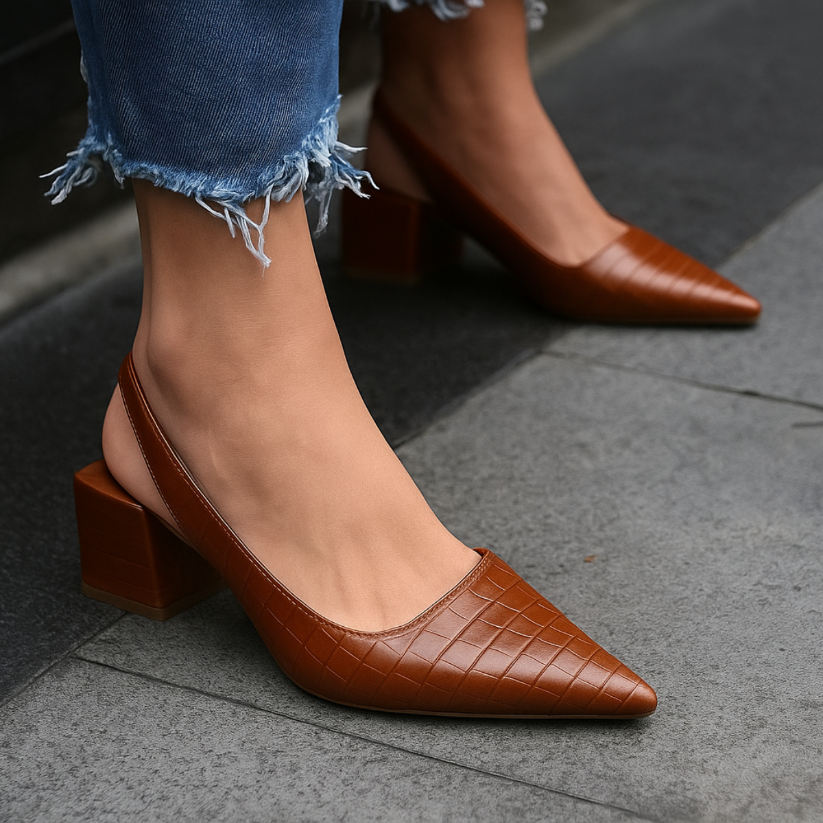 Orthopedic Heels with Arch Support and Cushioned Footbed, Lightweight Design