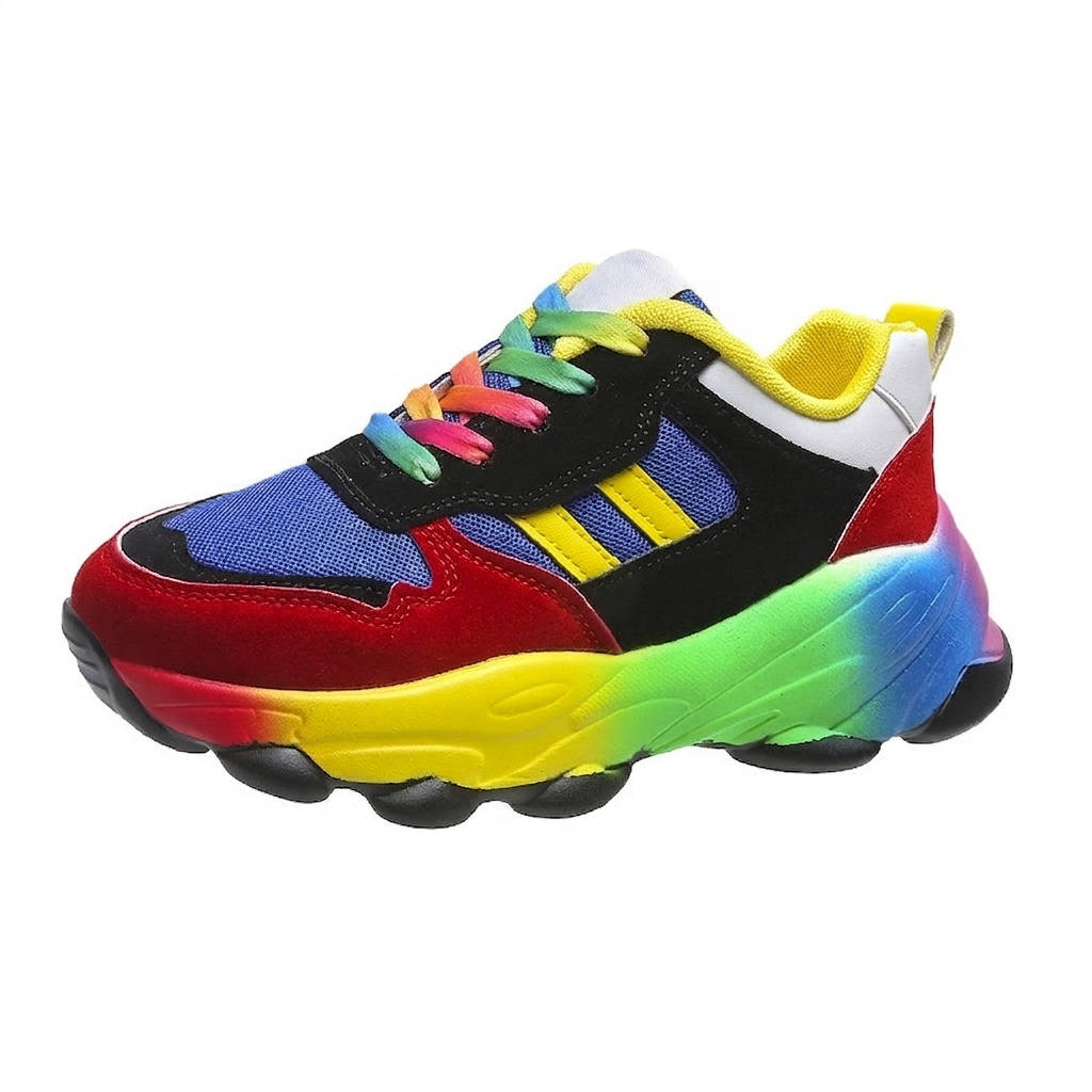 Walking Sneakers with Arch Support and Mesh Ventilation, Shock Absorbing Sole