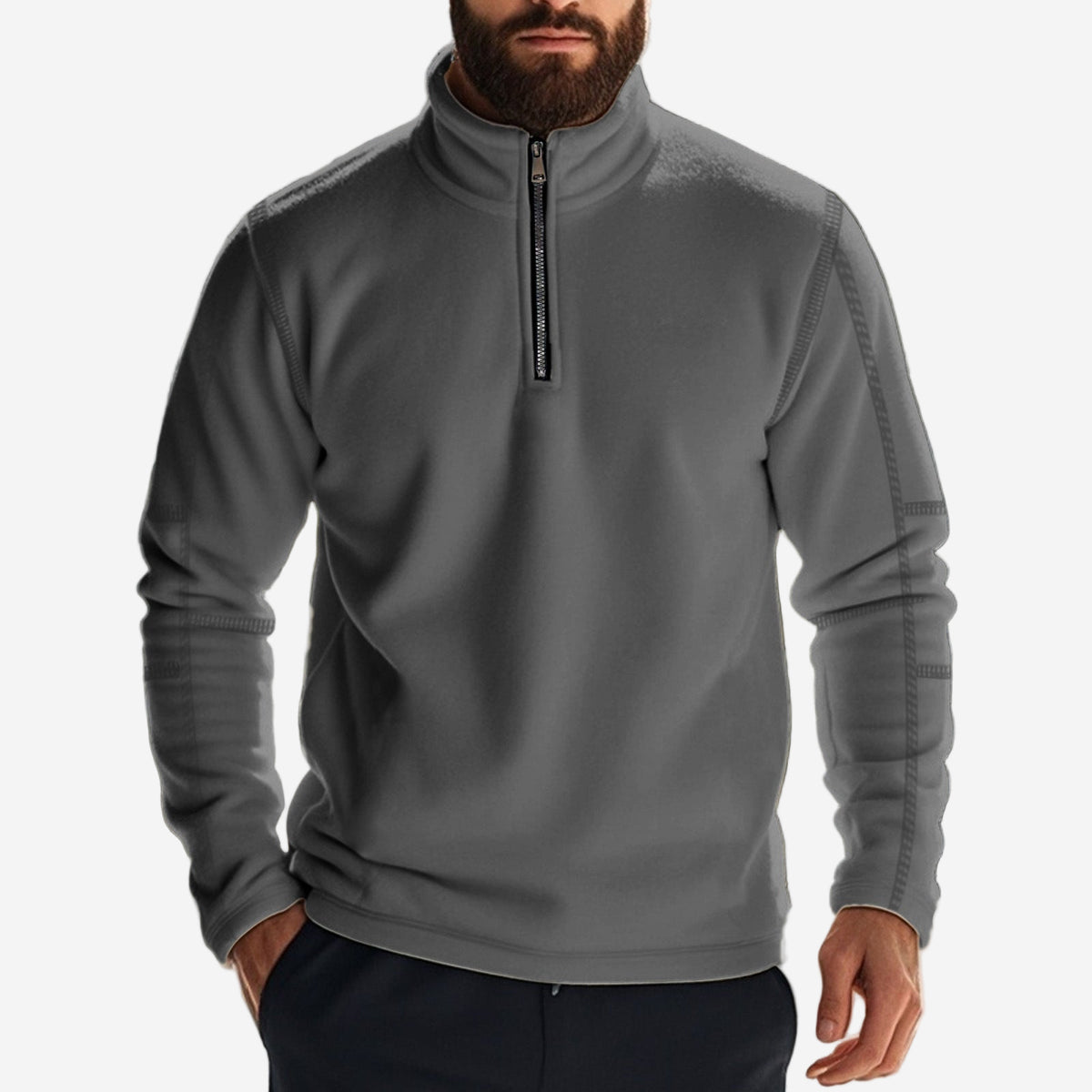 Luminovi | Brushed Fleece Pullover-Sweatshirts