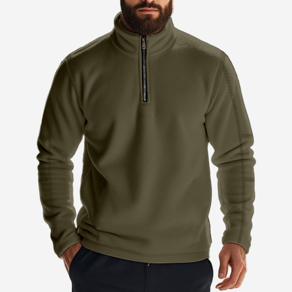 Luminovi | Brushed Fleece Pullover-Sweatshirts