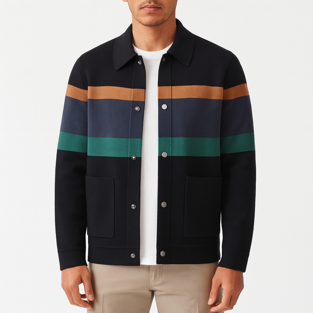 Luminovi | Cotton Blend Cardigan-Cardigans