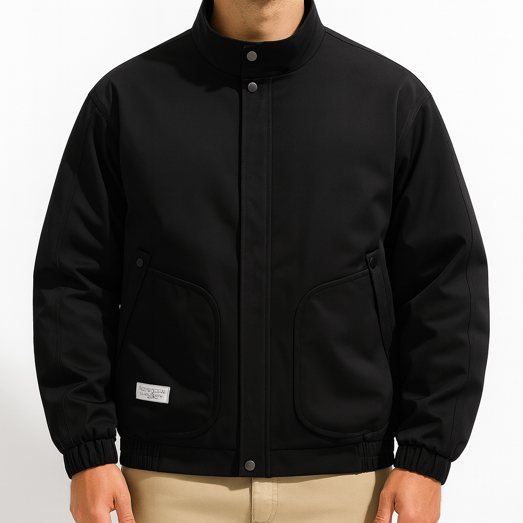 Luminovi | Oversized Bomber Jacket-Jacket