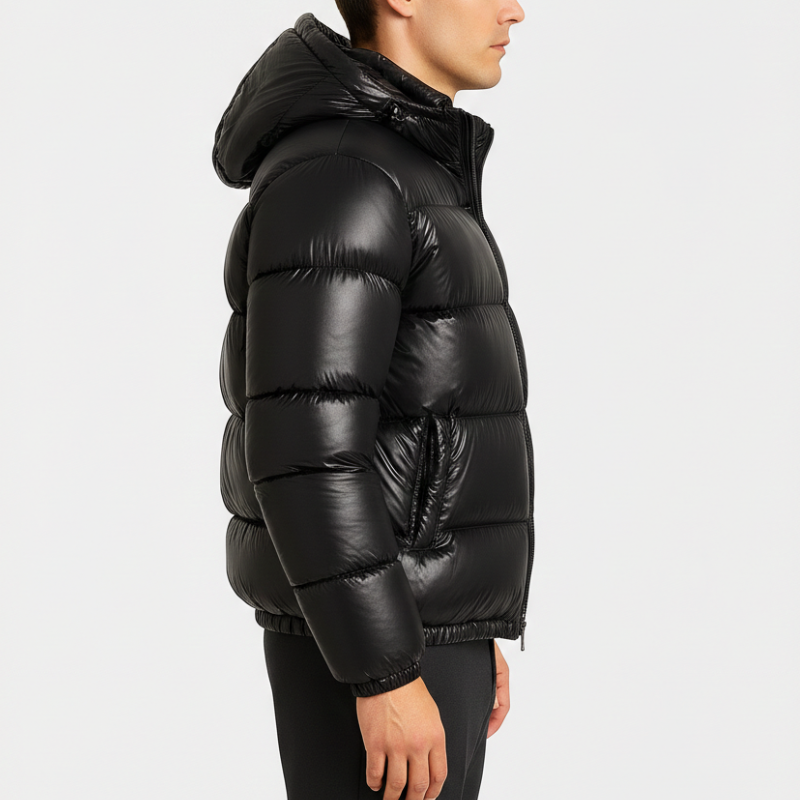 Reborn Styles - Quilted Hooded Puffer Jacket