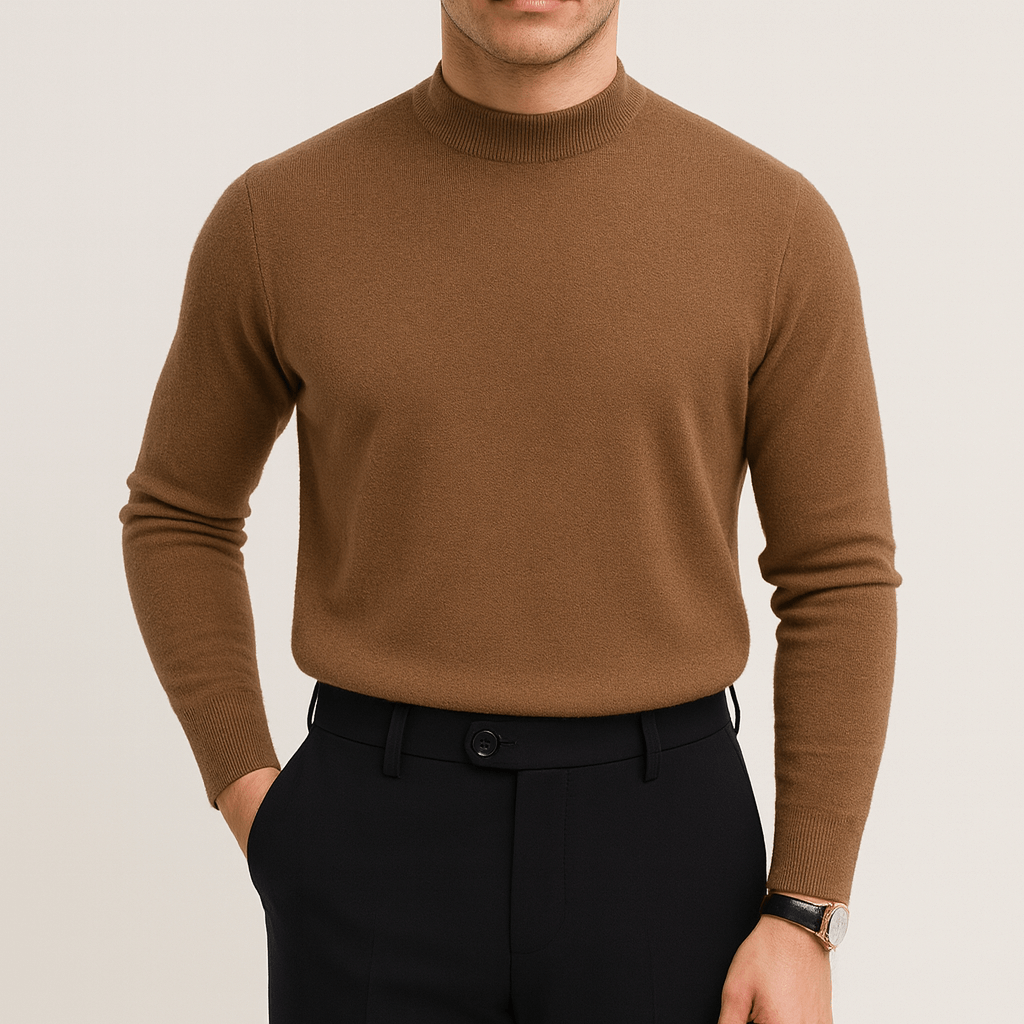 Luminovi | Slim Knit Sweater-Sweater