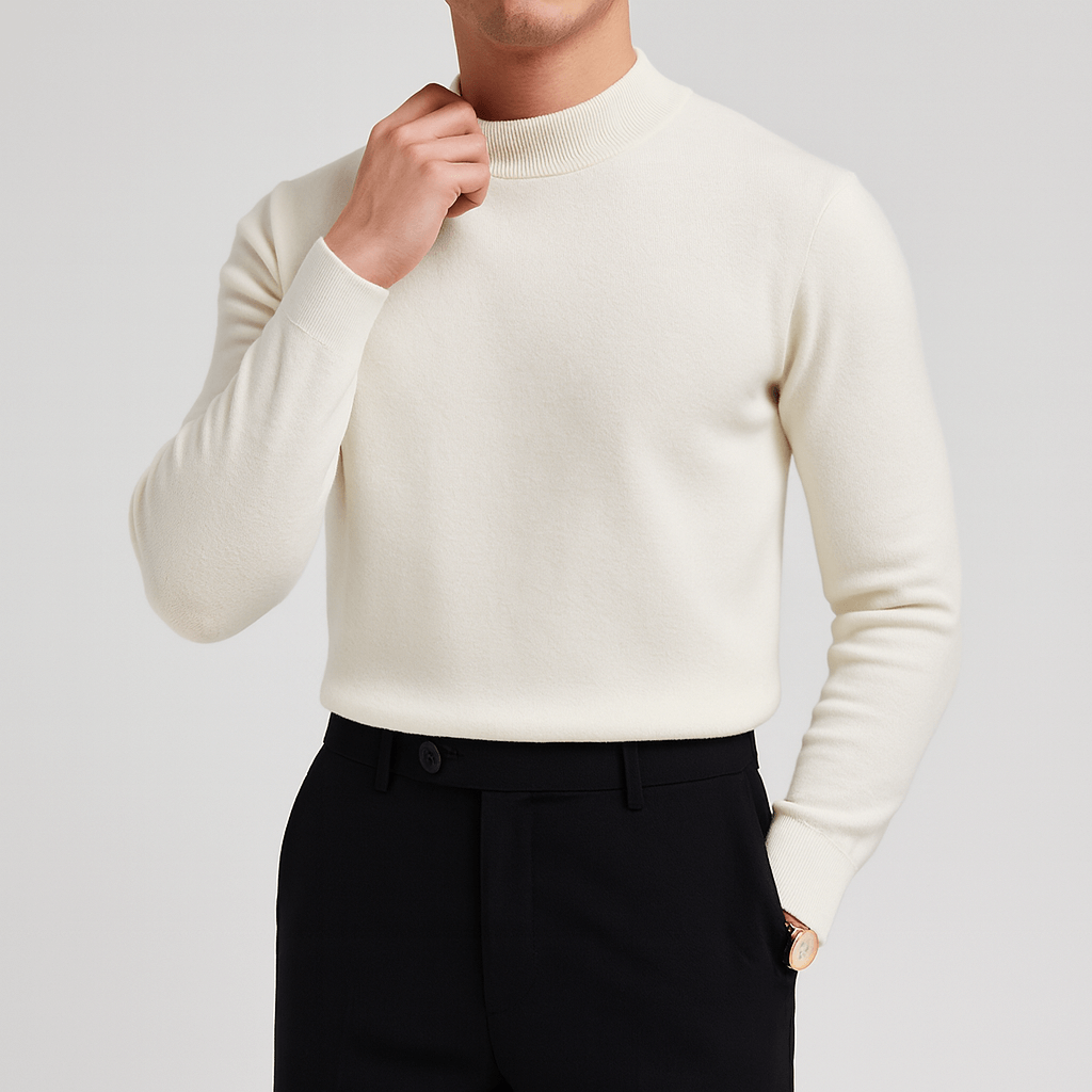 Luminovi | Slim Knit Sweater-Sweater