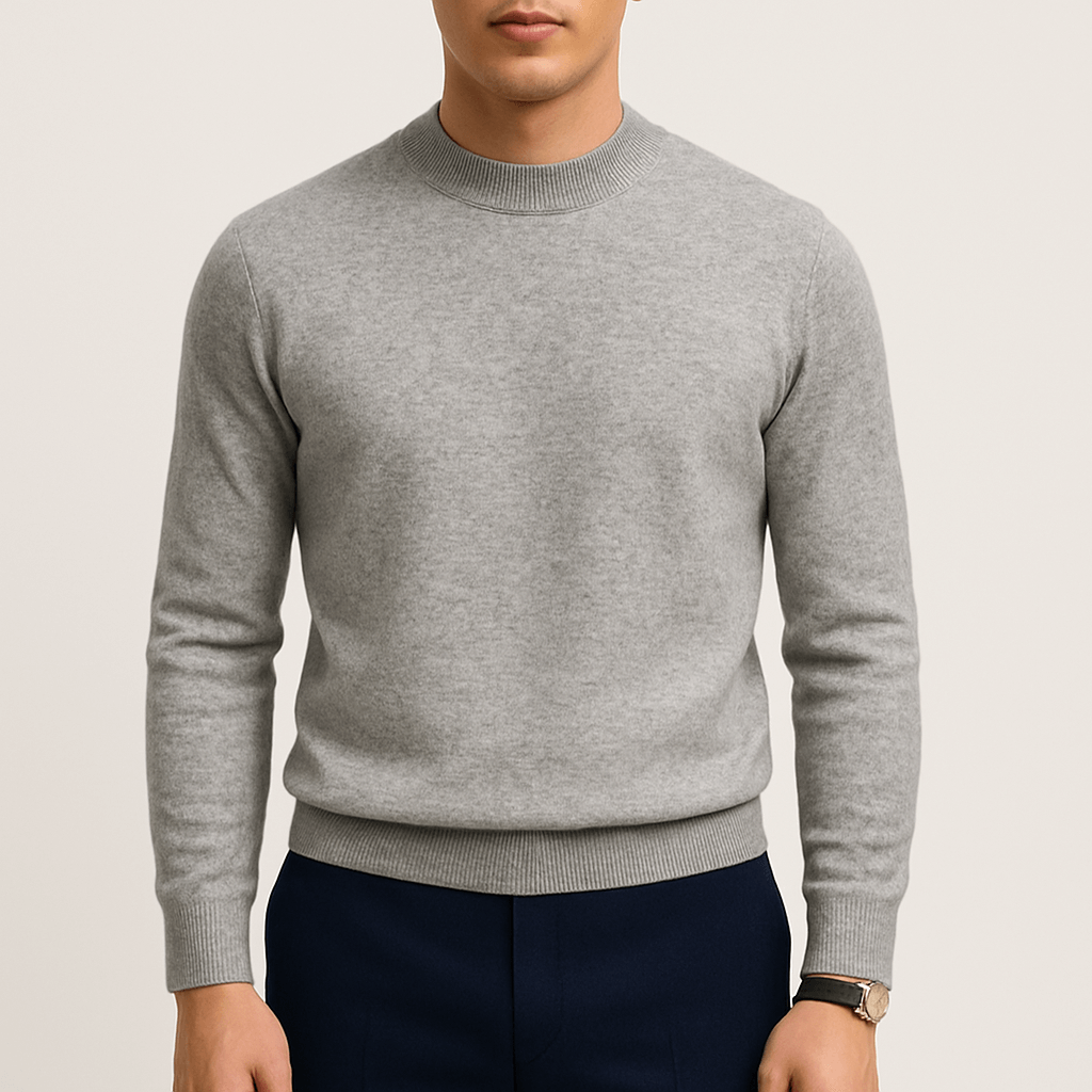 Luminovi | Slim Knit Sweater-Sweater