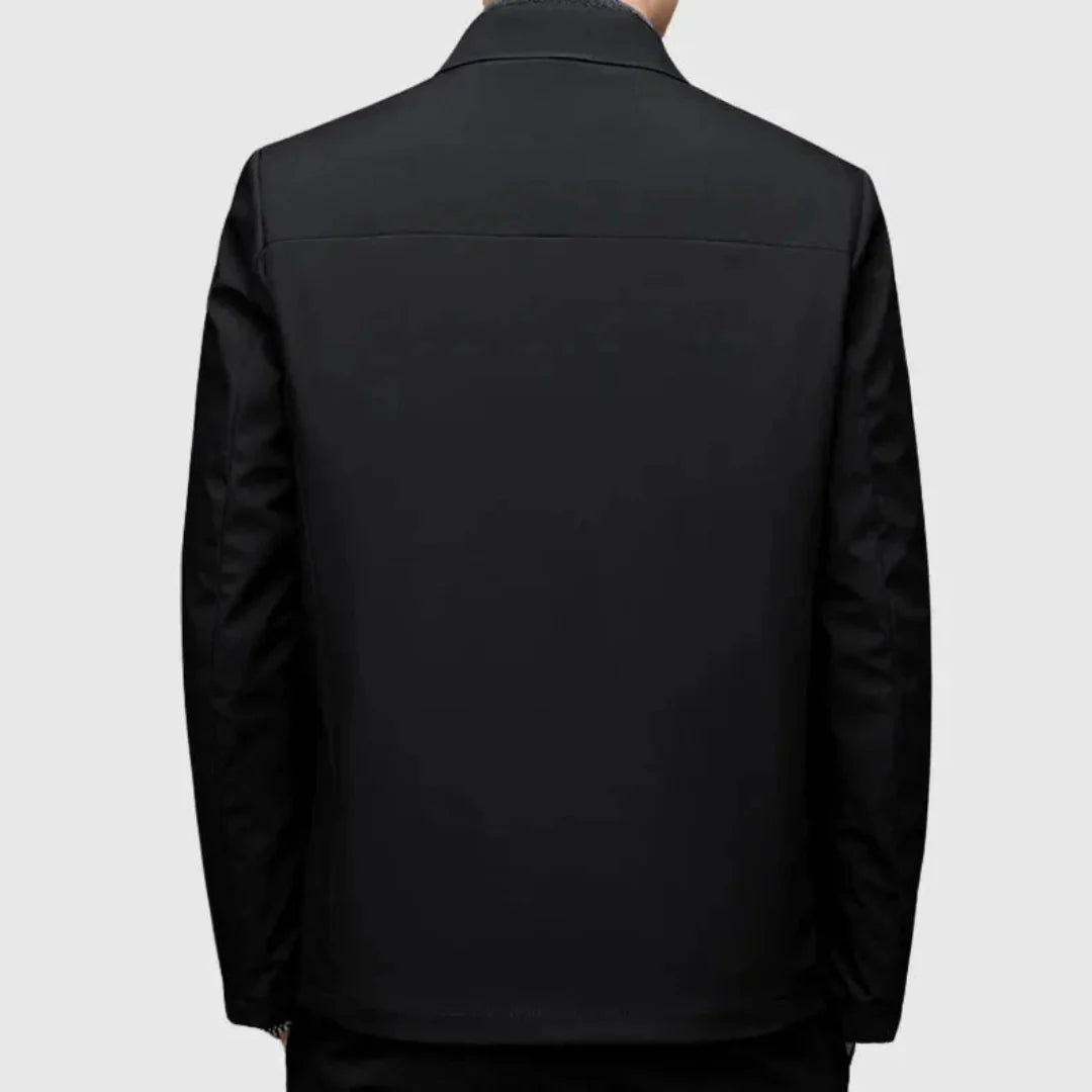 Luminovi | Turn-Down Collar Jacket-Jacket
