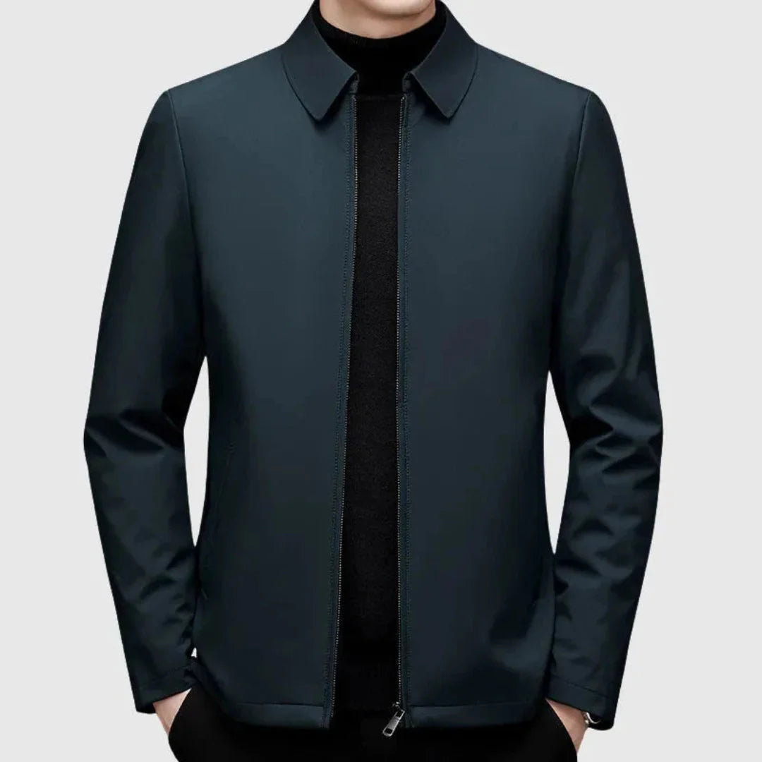 Luminovi | Turn-Down Collar Jacket-Jacket