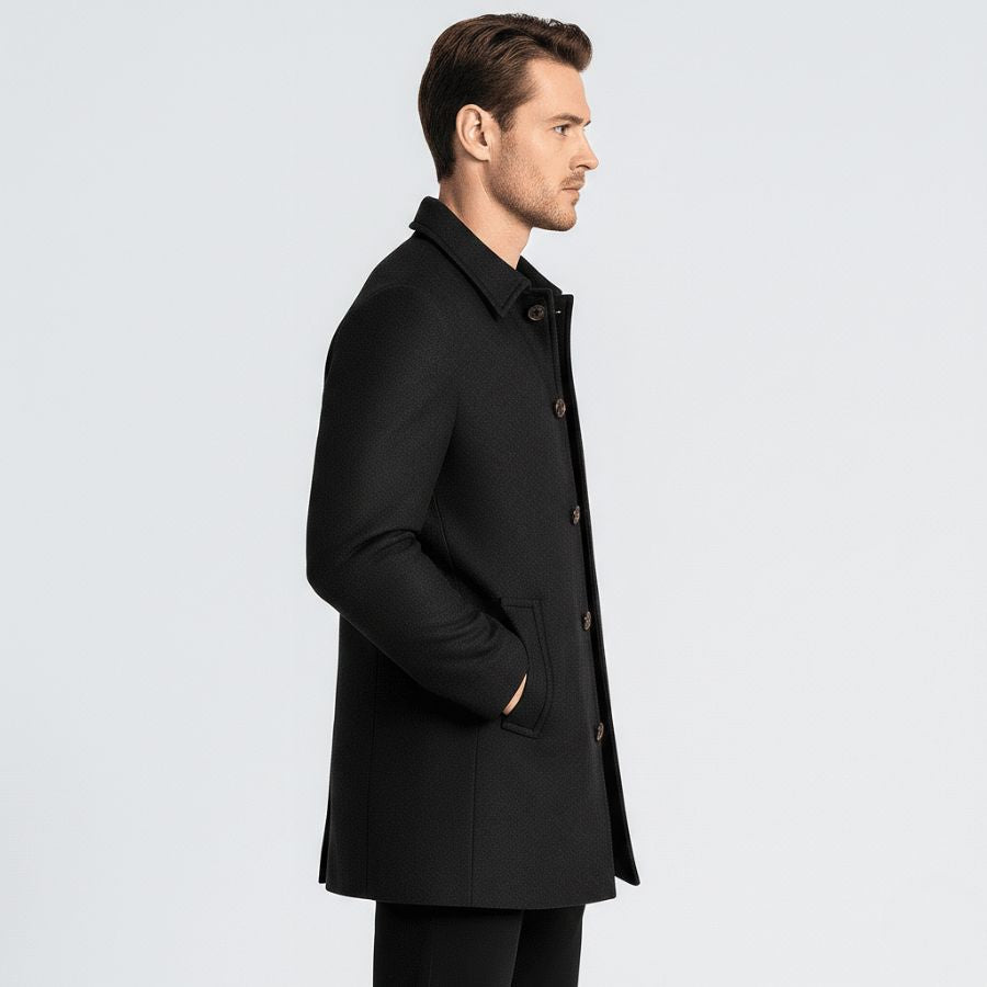 Reborn Styles - Water-Resistant Wool Blend Coat