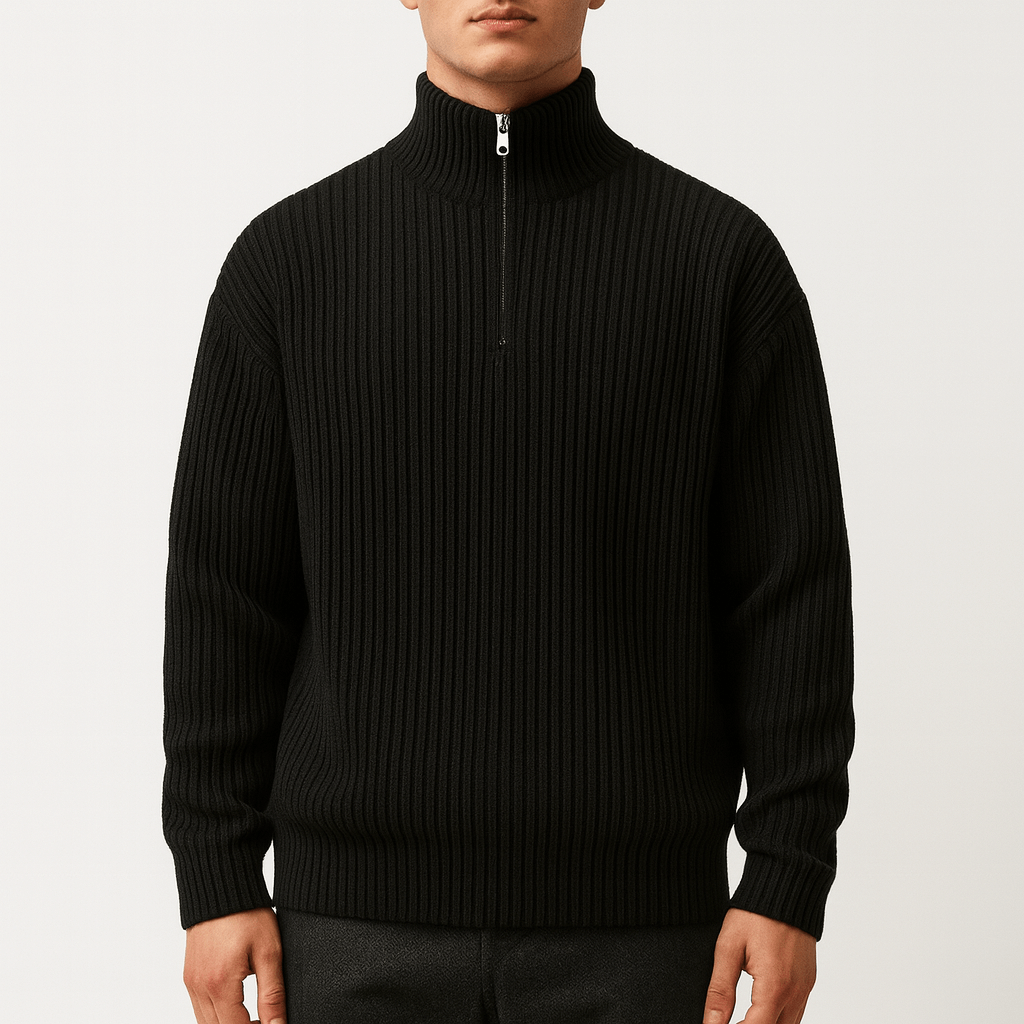 Luminovi | Wool Knit Sweater-Sweater