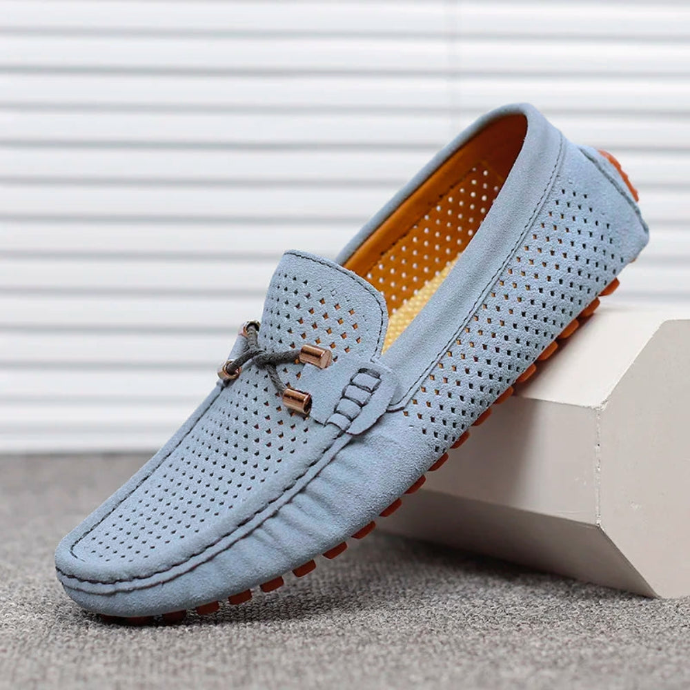 Mens Slip-On Loafers with Breathable Upper and Low Profile Design for Daily Casual Wear