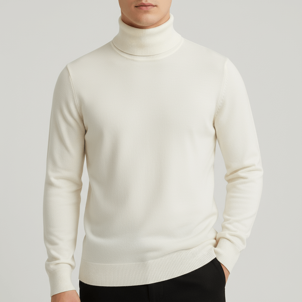 Reborn Styles - Slim-Fit Turtleneck Sweater