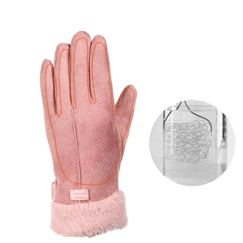 Rechargeable Heated Gloves with Touchscreen Fingers and Three Heat Levels, 8-Hour Battery