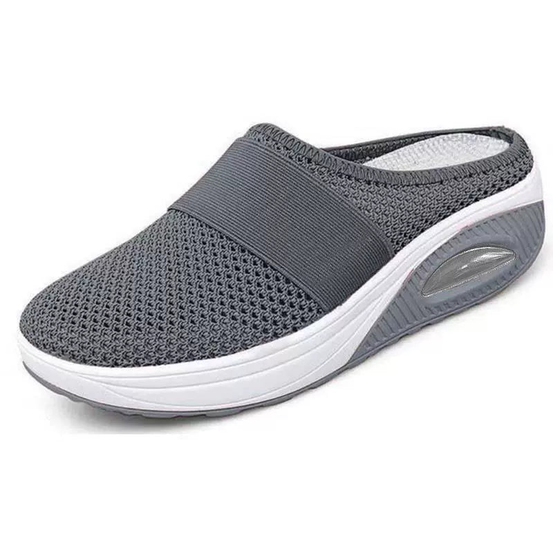 Orthopedic Slip On Mules with Breathable Mesh and Arch Support