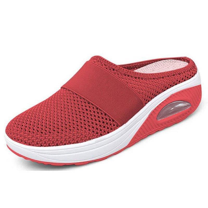 Orthopedic Slip On Mules with Breathable Mesh and Arch Support