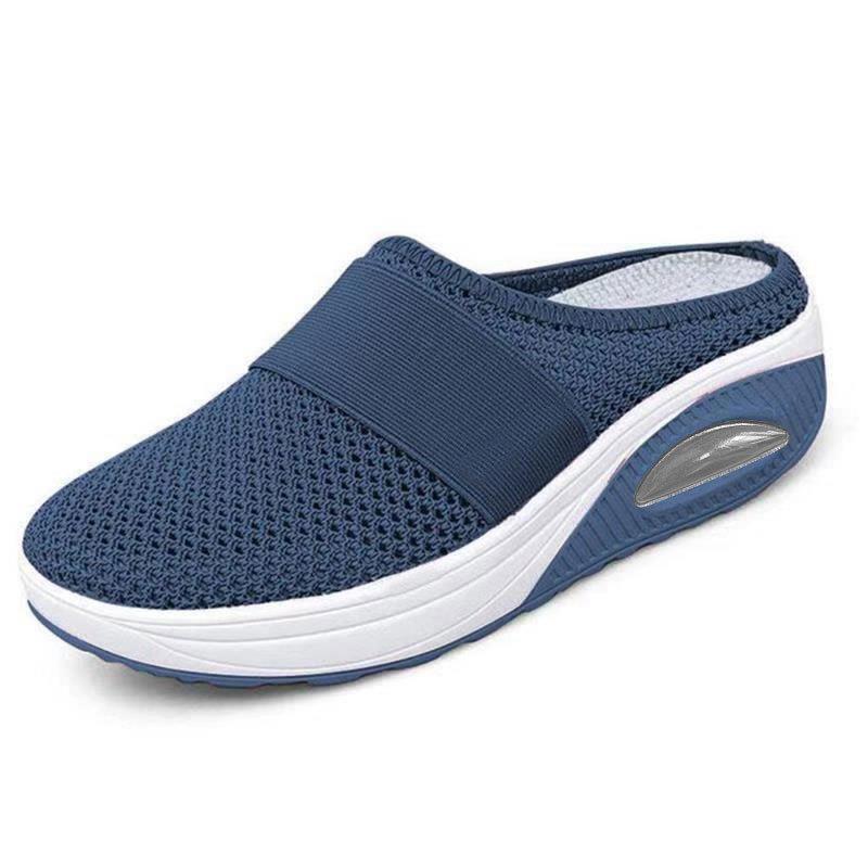 Orthopedic Slip On Mules with Breathable Mesh and Arch Support