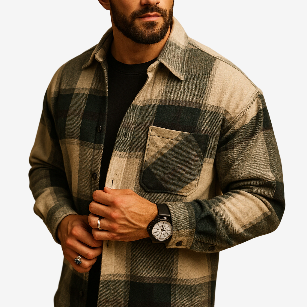 Oliver Men’s Classic Button Jacket – Long Sleeve Tailored Vest Style-Vest