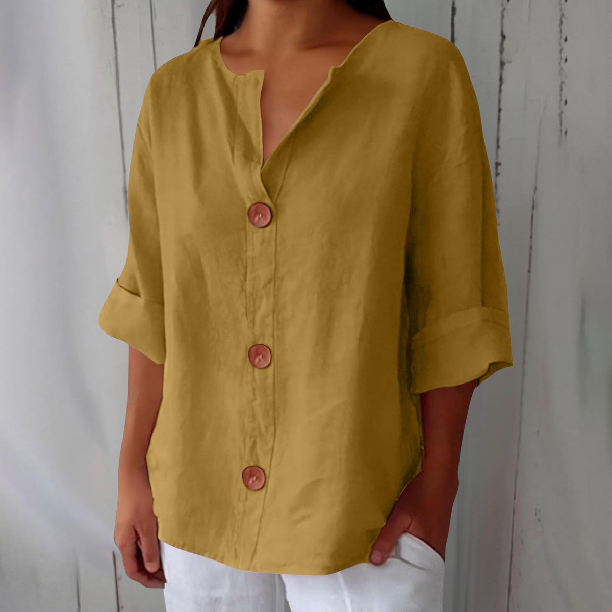 Lightweight Summer Blouse with Breathable Fabric and Relaxed Fit