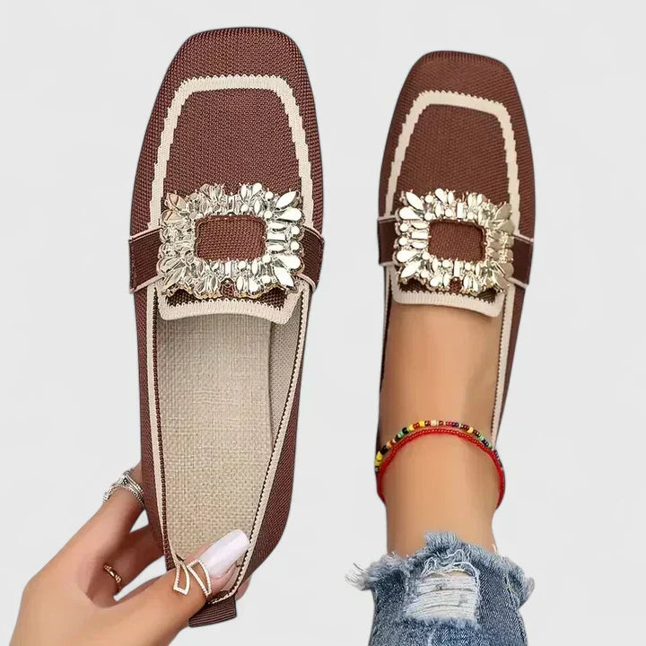 Orthopedic Loafers for Women with Arch Support and Shock-Absorbing Sole