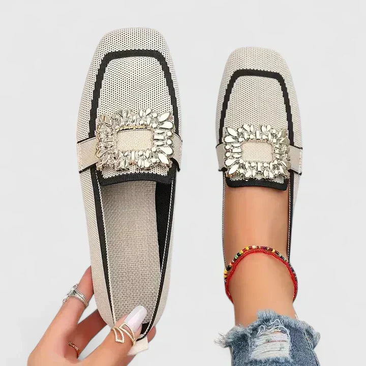 Orthopedic Loafers for Women with Arch Support and Shock-Absorbing Sole