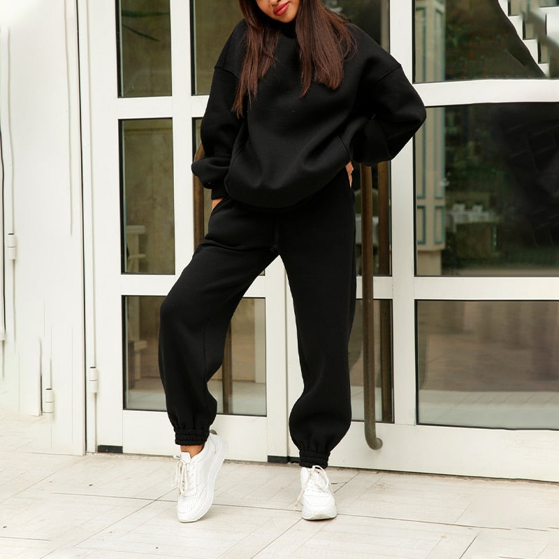 Esther | Women's Relaxed Fit Hoodie Jogger Set - Image 1
