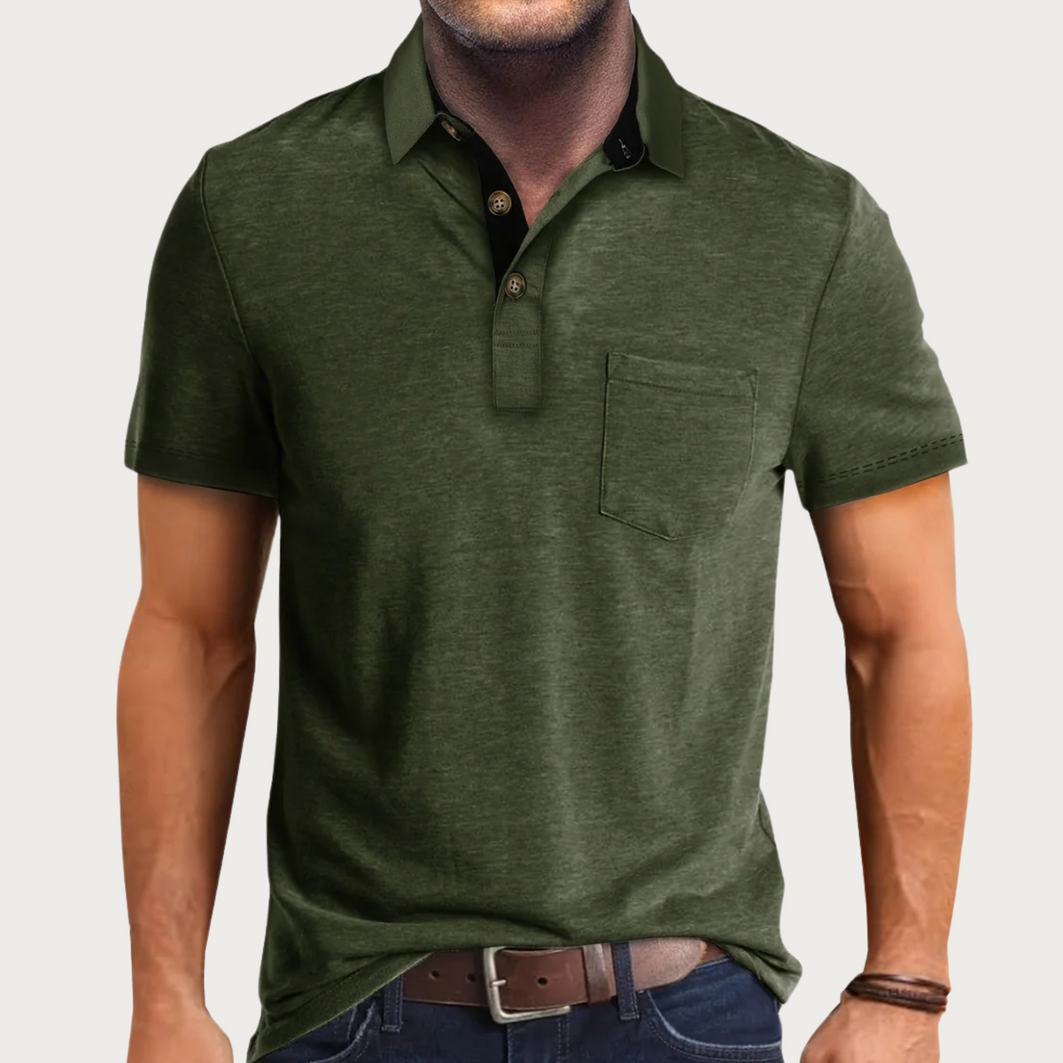 Levi | Classic Men's Polo Shirt - Image 5