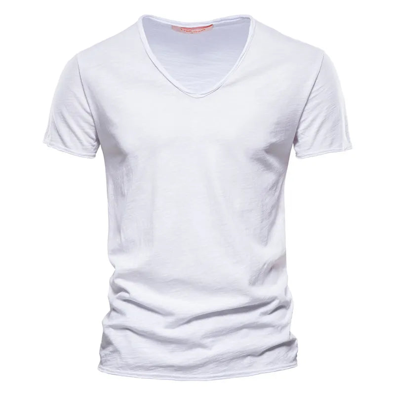 Crew Neck T-Shirt with Breathable Fabric and Shape Retention