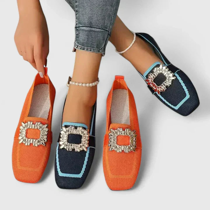 Orthopedic Loafers for Women with Arch Support and Shock-Absorbing Sole