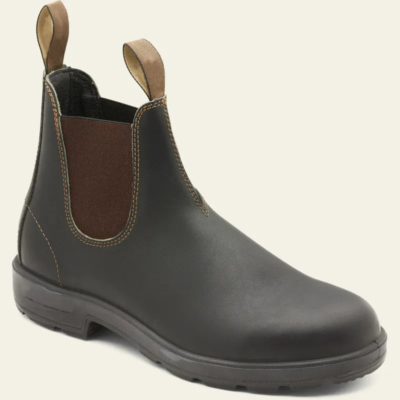 Chelsea Boots for Women with Elastic Side Panels and Cushioned Insole, Rubber Grip Outsole