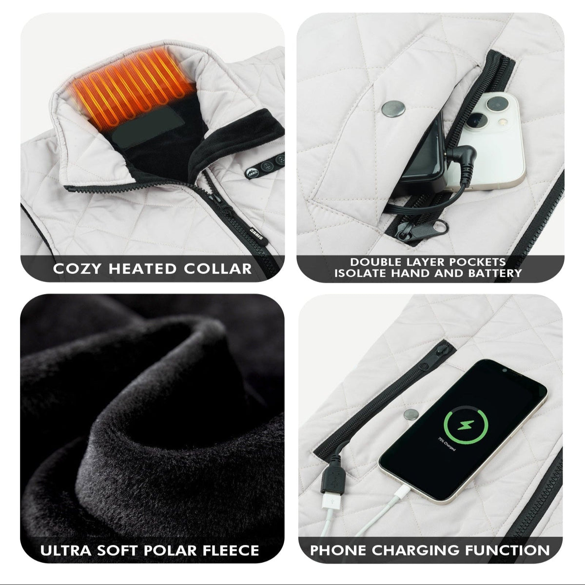 Women's heated vest 