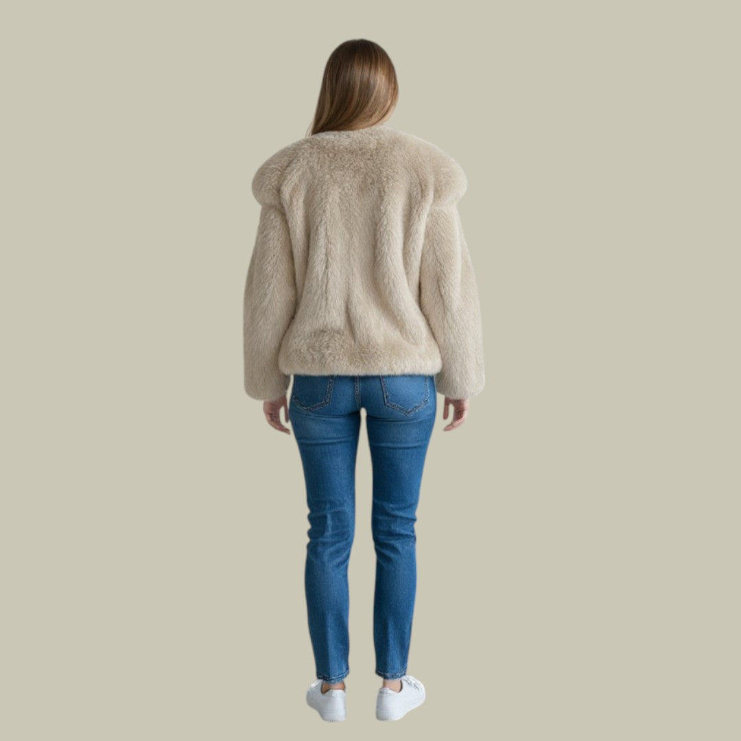 Womens Turtleneck Sweater with Tall Neck and Modern Relaxed Fit, Machine Washable