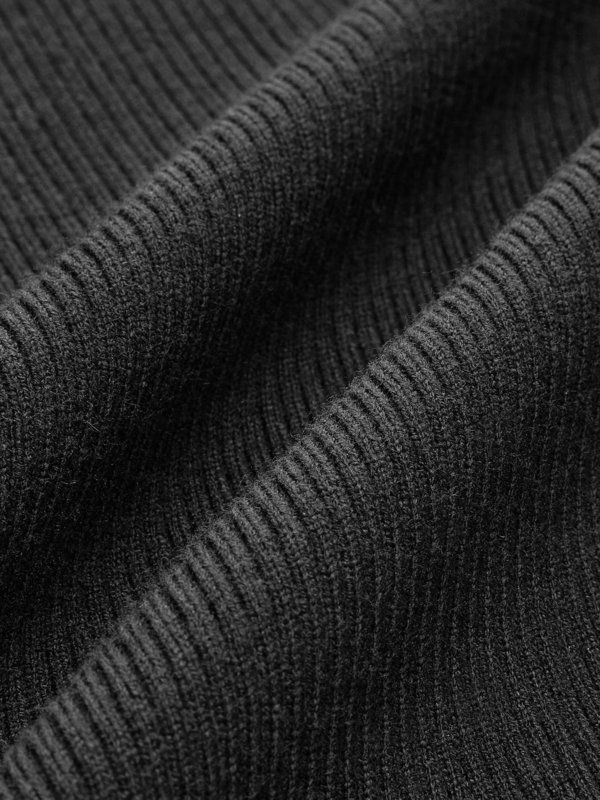 Ribbed Knit Sweater with Pearl Trim Crew Neck and Contrast Cuffs, Slim Fit