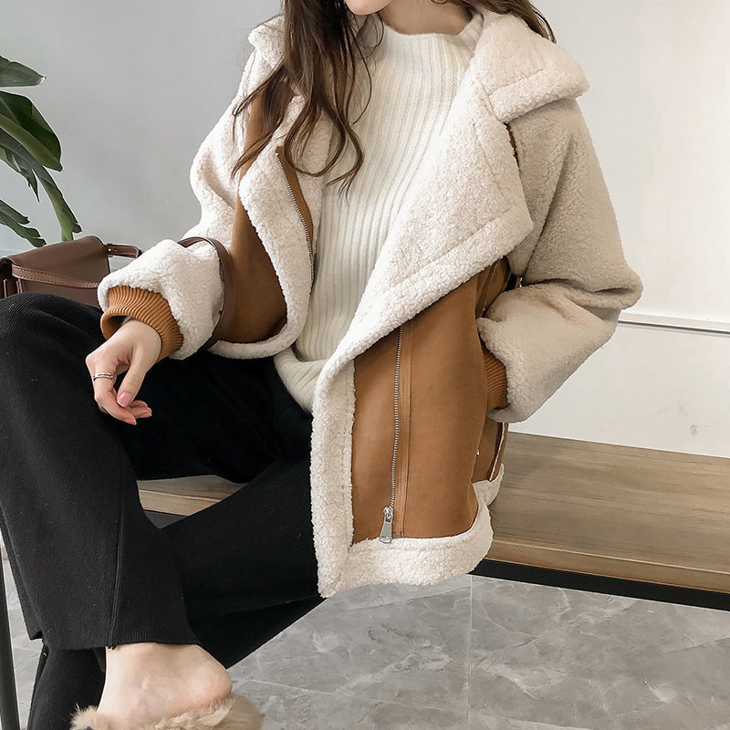 Amanda | Women's Oversized Sherpa Jacket - Image 1