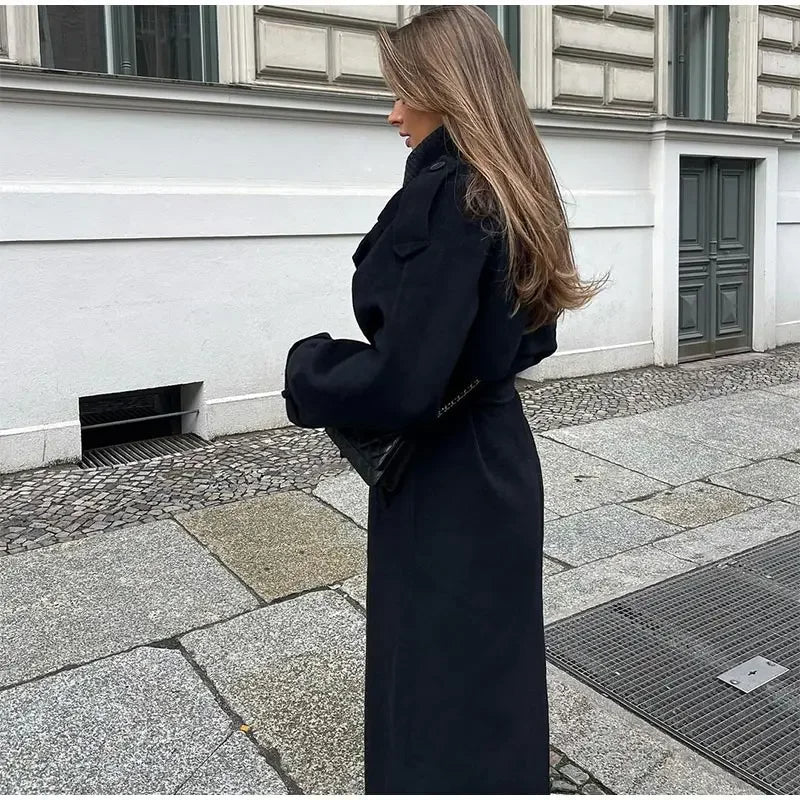 Cheri | Women's Double-Breasted Trench Coat - Image 5