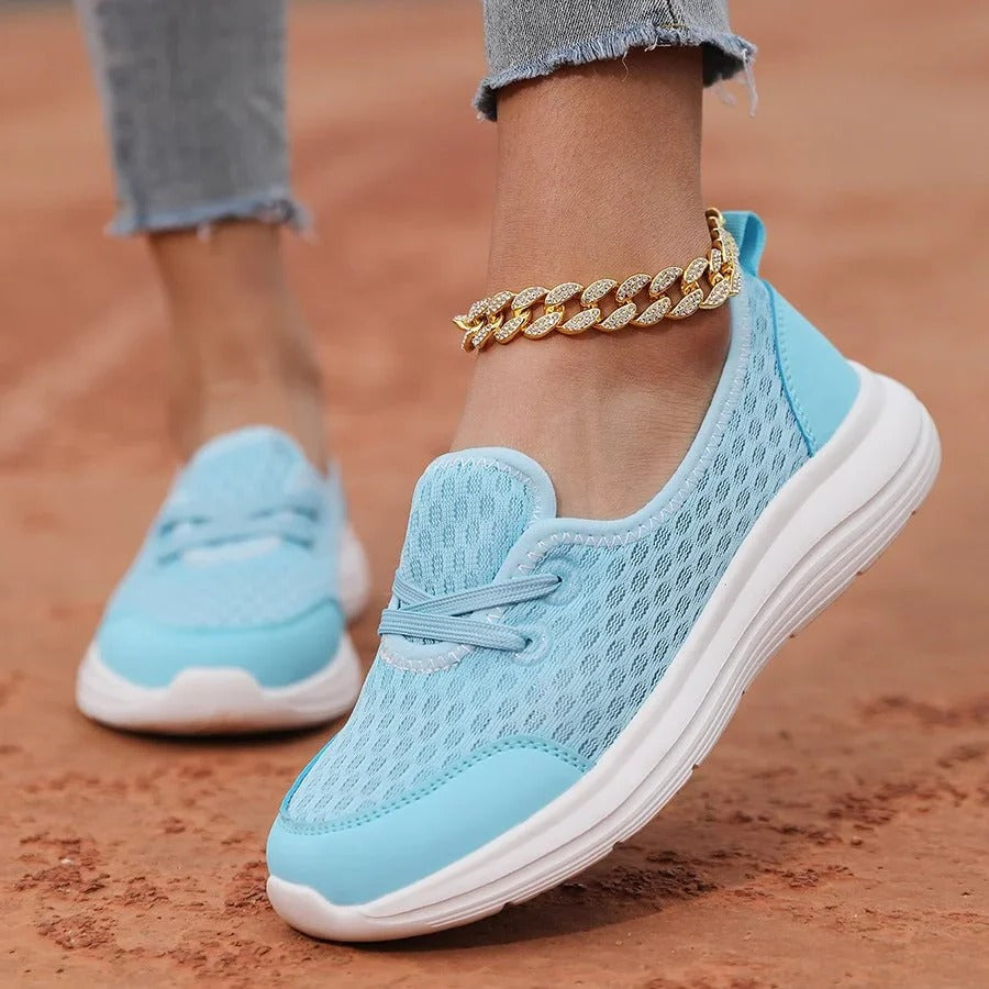 Orthopedic Mesh Walking Shoes with Memory Foam Footbed and Arch Support