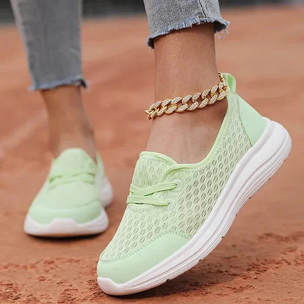 Orthopedic Mesh Walking Shoes with Memory Foam Footbed and Arch Support