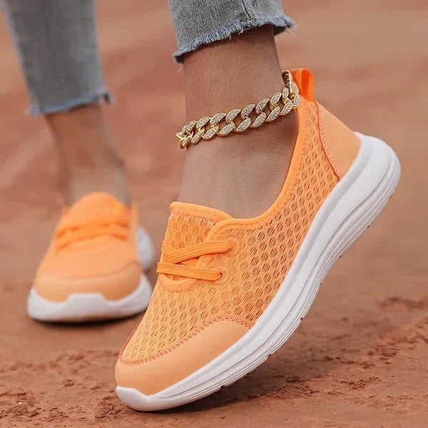 Orthopedic Mesh Walking Shoes with Memory Foam Footbed and Arch Support