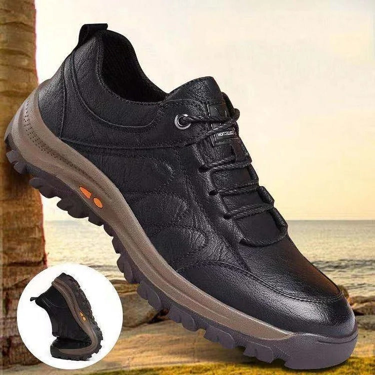 Mens Arch Support Shoes with Foam Padding and Rubber Grip Sole