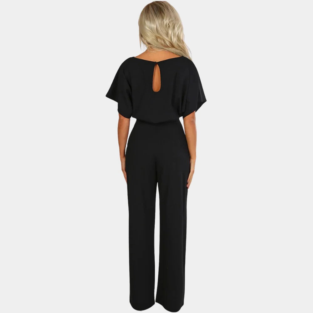 Womens One-Piece Jumpsuit with Breathable Fabric and Classic Cut