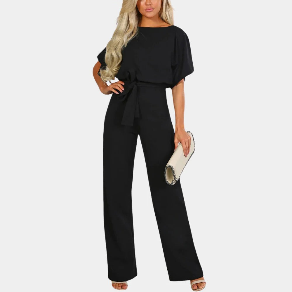 Womens One-Piece Jumpsuit with Breathable Fabric and Classic Cut
