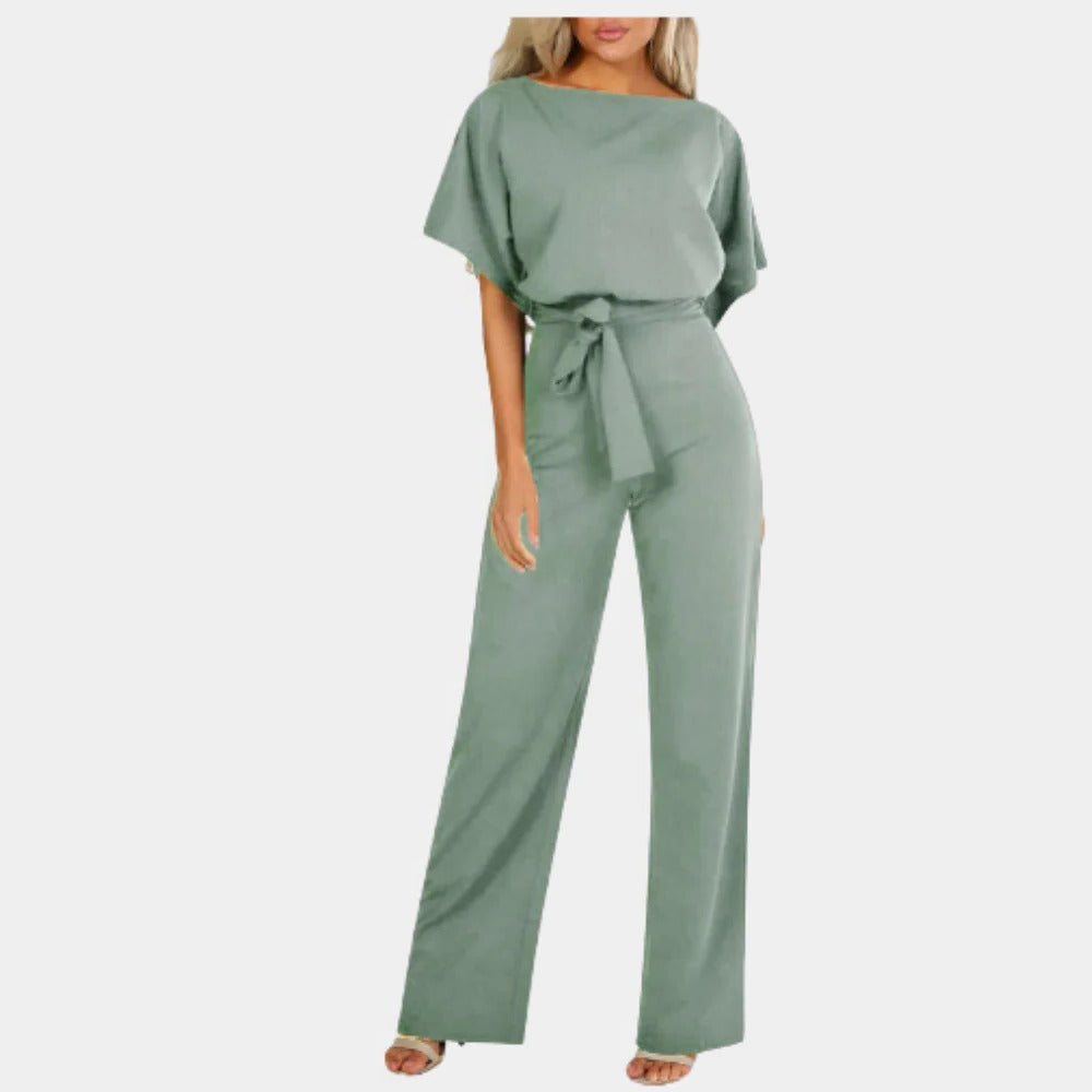 Womens One-Piece Jumpsuit with Breathable Fabric and Classic Cut
