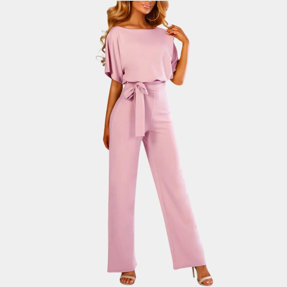 Womens One-Piece Jumpsuit with Breathable Fabric and Classic Cut