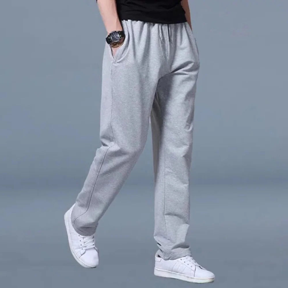 Sweatpants with Moisture Wicking Stretch Fabric and Deep Side Pockets for Men