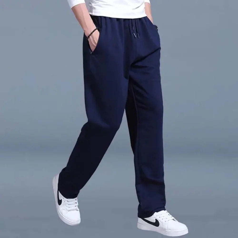 Sweatpants with Moisture Wicking Stretch Fabric and Deep Side Pockets for Men