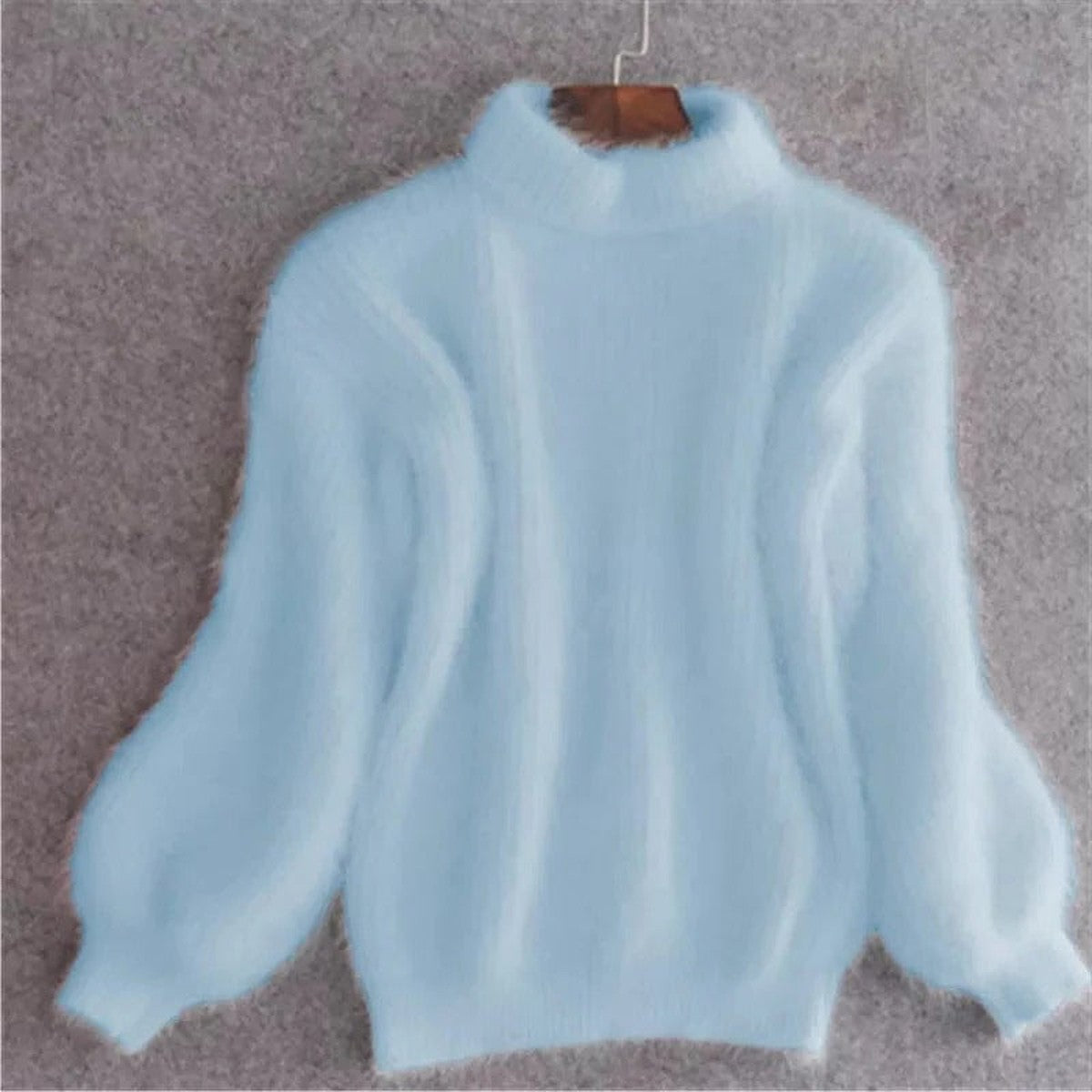 Womens Long Sleeve Knit Pullover Sweater with Textured Open Weave and Ribbed Hem