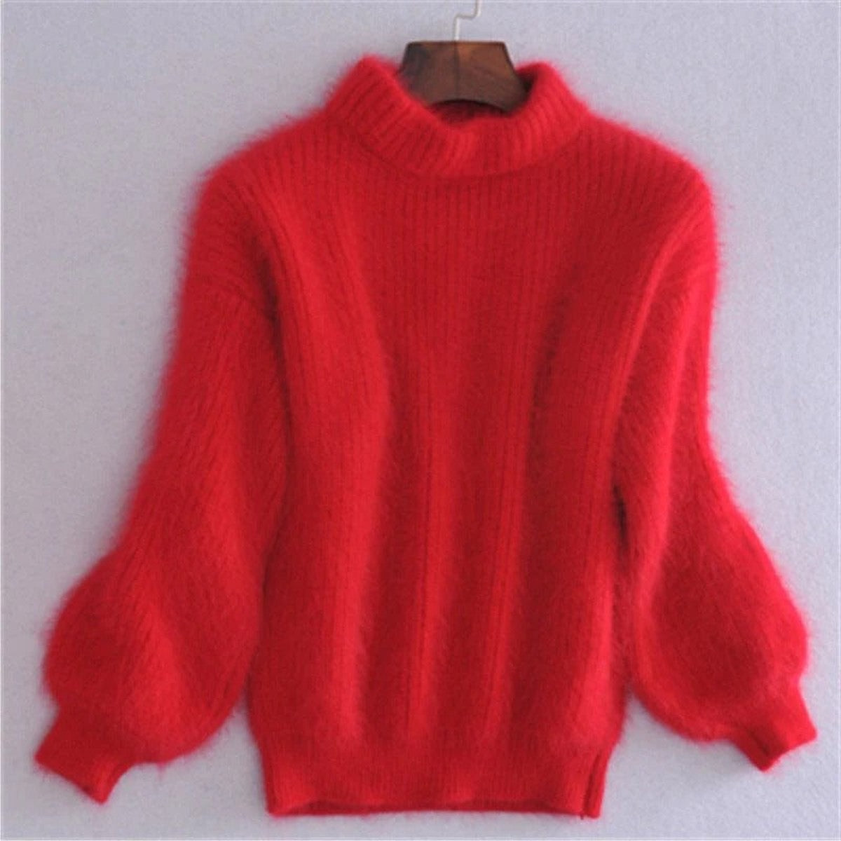 Womens Long Sleeve Knit Pullover Sweater with Textured Open Weave and Ribbed Hem