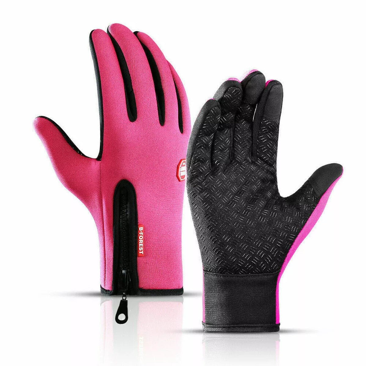 Thermal Outdoor Gloves with Fleece Lining and Touch Screen Fingertips